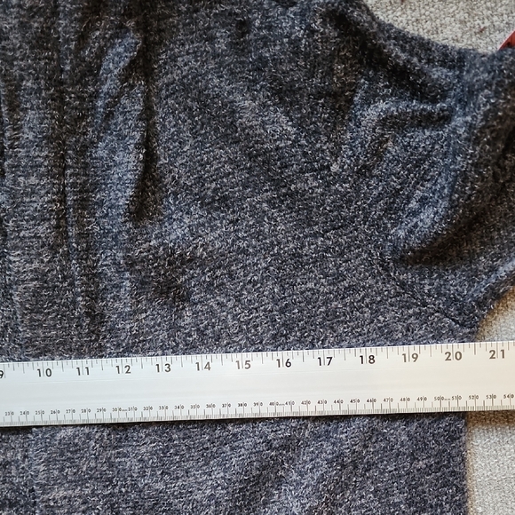 Barefoot Dreams CozyChic Lite Cardigan Gray Hooded Open Front Cozy Luxe - Picture 6 of 9